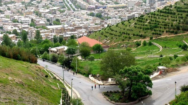 پارک جنگلی آبیدر، محلی برای دیدن چشم‌اندازی بی‌نظیر از سنندج